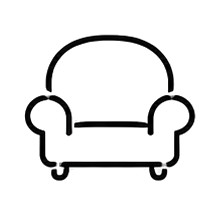 Icon eines Sofas